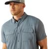 ARIAT Venttek Outbound Fitted Shirt(Newsboy Blue)