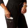 ARIAT Womens Blackwell Cargo Stretch Jogger Scrub Pant(Black)