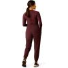 ARIAT Womens Blackwell Cargo Stretch Jogger Scrub Pant(Winetasting)