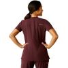 ARIAT Womens Clara 6 Pocket Scrub Top(Winetasting)