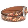 ARIAT Women’s Diamond Inlay Center Pattern Belt(Tan)