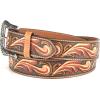 ARIAT Women’s Diamond Inlay Center Pattern Belt(Tan)
