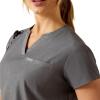 ARIAT Women’s Eliza Scrub Top(Charcoal Grey)