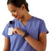 ARIAT Women’s Eliza Scrub Top(Royal Blue Heather)
