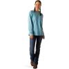 ARIAT Women’s Fr Air Henley(Norse Blue Space Dye)