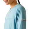 ARIAT Women’s Fr Air Henley(Norse Blue Space Dye)