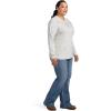 ARIAT Women’s Fr Air Henley(Space Dye Heather Grey)