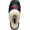 ARIAT Women’s Jackie Square Toe Warm Soft Genuine Suede Leather Indoor Outdoor Slippers with Plush Collar(Camo Rose)