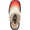 ARIAT Women’s Jackie Square Toe Warm Soft Genuine Suede Leather Indoor Outdoor Slippers with Plush Collar(Sunset)
