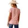 ARIAT Women’s Laguna Top, Aura Orange(Dusty Rose)