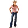 ARIAT Women’s Laguna Top, Aura Orange(Dusty Rose)