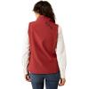ARIAT Womens Logo Softshell Vest(Burnt Russet/Stripe)
