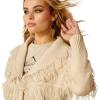 ARIAT Women’s Luz Fringe Sweater(Summer Sand)