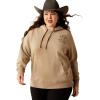 ARIAT Women’s Mexico Hoodie(Dark Oatmeal Heather)