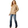 ARIAT Women’s Mexico Hoodie(Dark Oatmeal Heather)