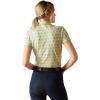 ARIAT Womens Motif Polo(Laurel Green Geo)