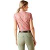 ARIAT Womens Motif Polo(Rose Baroque Horse)