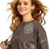 ARIAT Women’s Outlaw Oversized Sweatshirt(Itzli Print)