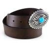 ARIAT Women’s Oval Concho Buckle Belt(Brown)