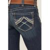 ARIAT Women’s R.E.A.L. Mid Rise Stretch Whipstitch Boot Cut Jean(Denim)