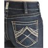 ARIAT Women’s R.E.A.L. Mid Rise Stretch Whipstitch Boot Cut Jean(Denim)