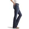 ARIAT Women’s R.E.A.L. Mid Rise Stretch Whipstitch Boot Cut Jean(Ocean)
