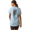 ARIAT Womens Rebar Cotton Strong T-shirtShirt(Clearsky)