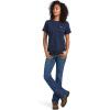 ARIAT Womens Rebar Cotton Strong T-shirtShirt(Navy Eclipse)