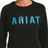ARIAT Women’s Rebar Cottonstrong Block T-Shirt(Black)