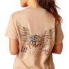 ARIAT Women’s Rebar Cottonstrong Roughneck Graphic T-Shirt(Warm Taupe)
