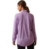 ARIAT Womens Rebar Evolution 1/2 Zip Top(Paisley Purple)