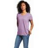 ARIAT Women’s Rebar Evolution T-Shirt(Paisley Purple)