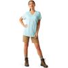 ARIAT Women’s Rebar Evolution T-Shirt(Sun-dried Tomato Exploding Flo)