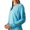 ARIAT Womens Rebar Heat Fighter T-Shirt(Norse Blue/Meadowbrook)