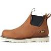ARIAT Women’s Rebar Wedge Chelsea Waterproof Composite Toe Work Boot(Aged Honey)