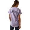 ARIAT Women’s Rebar Workman Graphic Logo T-Shirt(Lavender)