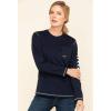 ARIAT Womens Rebar Workman Logo T-Shirt(Navy Blue)