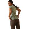 ARIAT Women’s Snaffle T-Shirt(Basil Heather)