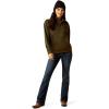 ARIAT Women’s Tek Fleece Sweatshirt(Croc/Relic)