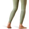 ARIAT Women’s Tri Factor Grip Full Seat Breech(Lily Pad)