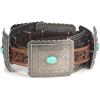 ARIAT Women’s Turquoise Concho Western Belt(Tan)