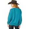 ARIAT Women’s Unwind Sweatshirt(Ocean Depths)