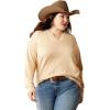 ARIAT Women’s Unwind Sweatshirt(Tannin)