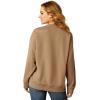 ARIAT Women’s Western Days Oversized Sweatshirt(Dark Khaki)