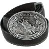 ARIAT Youth Belt Rodeo Champion Buckle with Bull Rider Motif