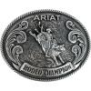 ARIAT Youth Belt Rodeo Champion Buckle with Bull Rider Motif