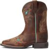 ARIAT Youth Bright Eyes II Western Boot(Hat Box Brown)