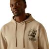 ARIAT mens Ariat Drinking Buddies Hoodie(Beige)