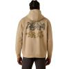ARIAT mens Ariat Drinking Buddies Hoodie(Beige)
