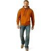 ARIAT mens Ariat Logo Hoodie(Glazed Ginger)